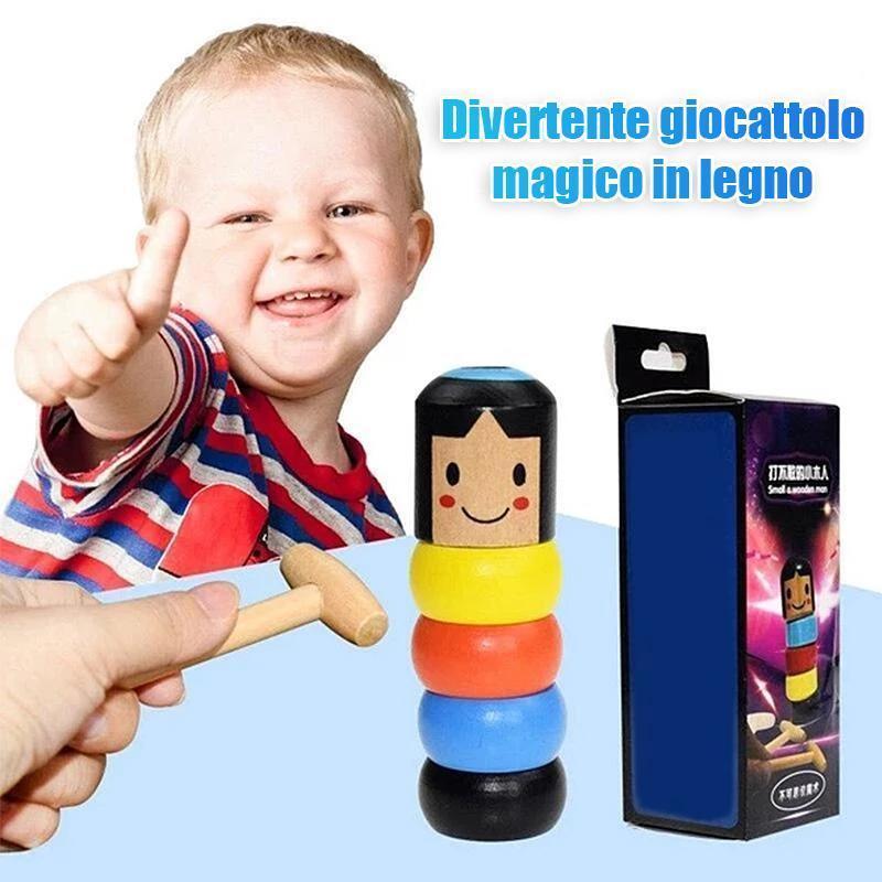 Divertente giocattolo magico in legno