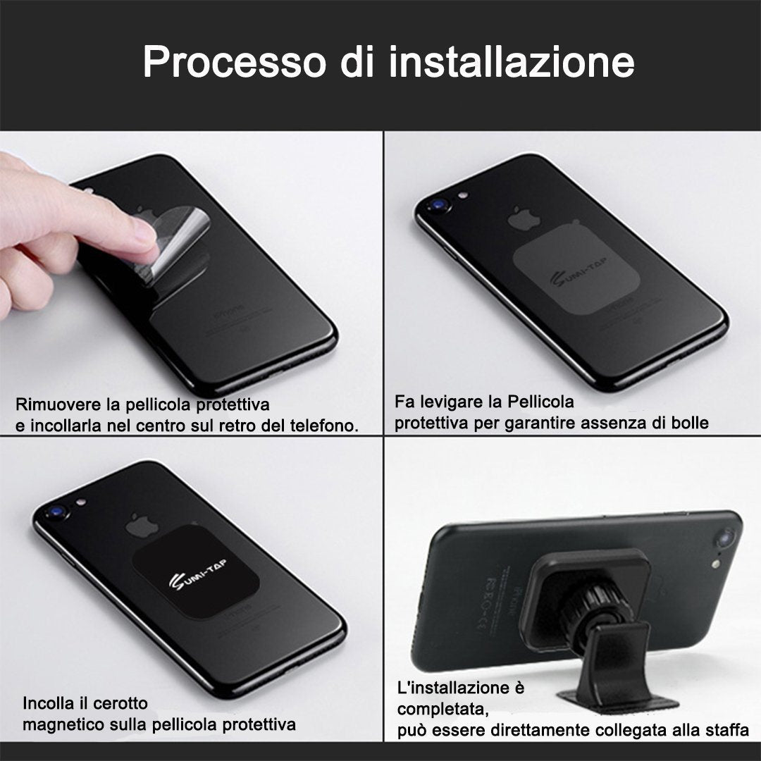 Supporto magnetico per cellulari