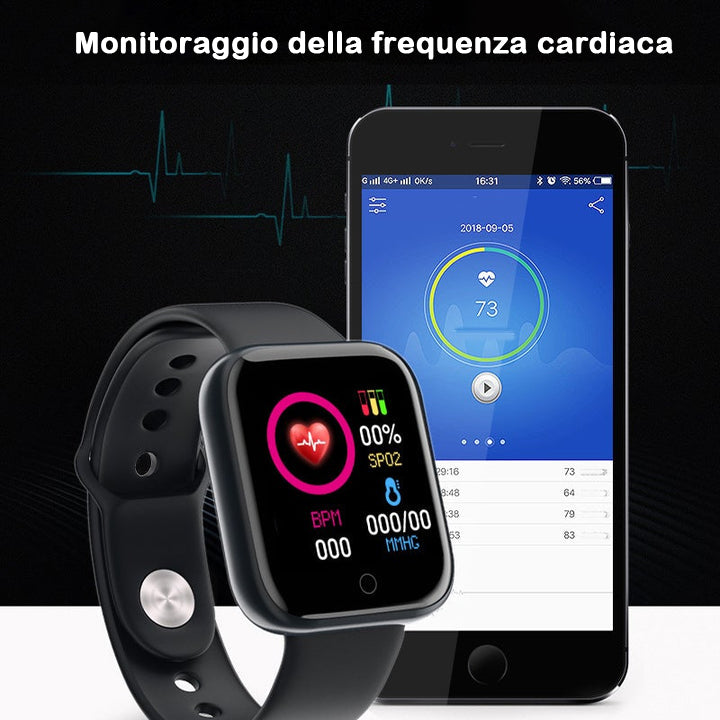 Braccialetto intelligente per la frequenza cardiaca