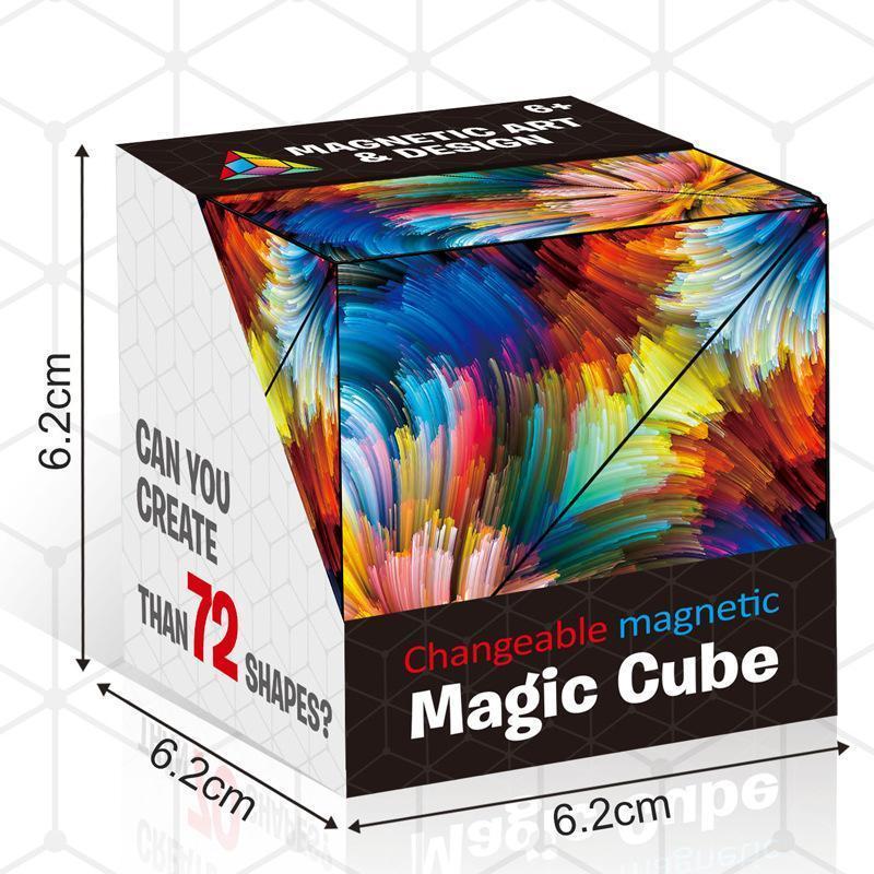 Cubo magico magnetico intercambiabile