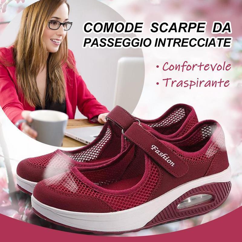 Scarpe da passeggio accoglienti e tessute