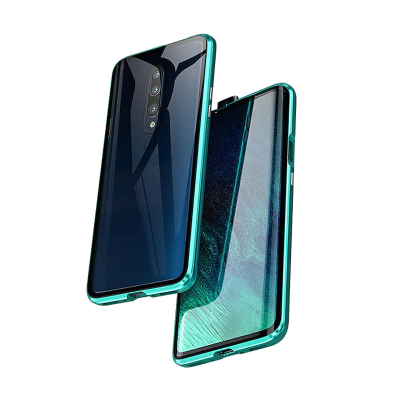 Custodia per telefono bifacciale in vetro temperato magnetico Samsung2