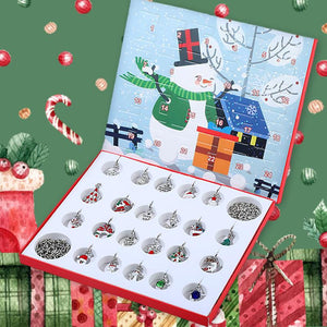 Calendario del conto alla rovescia di Natale dell'avvento del braccialetto fai da te di 24 giorni🎁