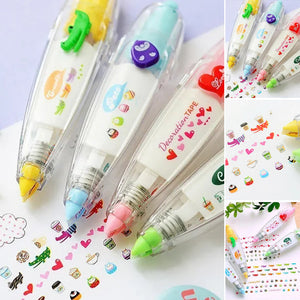 Penna decorativa tipo stampa animali carini fai-da-te