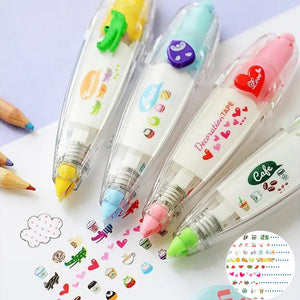 Penna decorativa tipo stampa animali carini fai-da-te